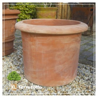Terracotta cylinderpot