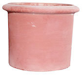 Italiaanse terracotta cylinder pot