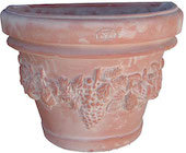 1/2 ronde pot festonato 60 cm.