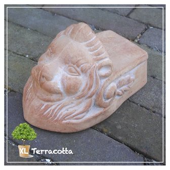 terracotta potvoet leeuw