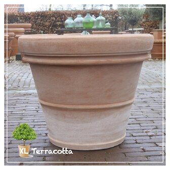 terracotta pot Rim 75 galestro