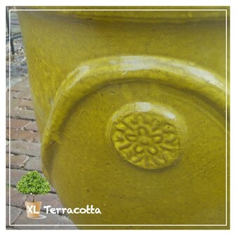 Mosterdgele anduze pot