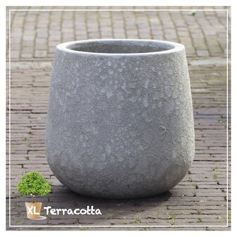 xlterracotta-atlantis white-stenenpot-53 cm.