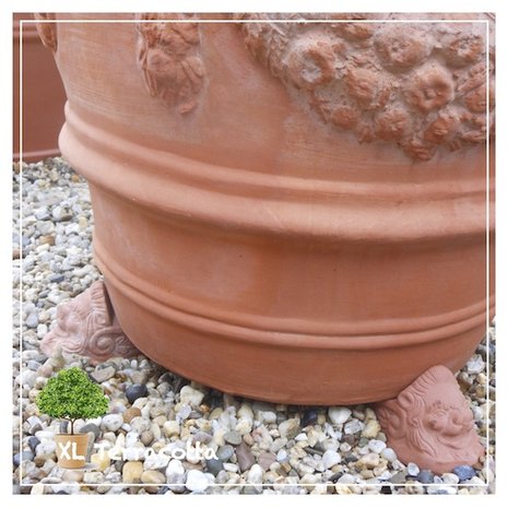 Voetjes voor XL Terracotta potten