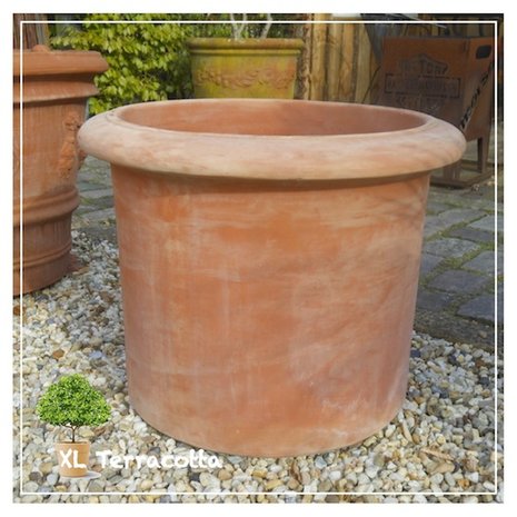 Terracotta cylinderpot