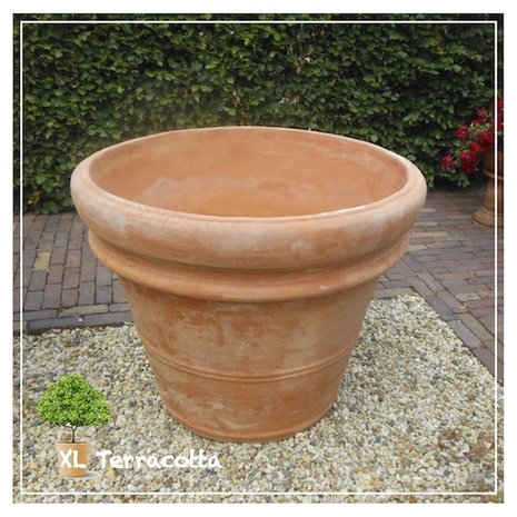 Verdragen Minimaliseren Ruilhandel Terracotta pot Rim 100 cm. - XL Terracotta