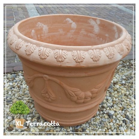Italiaanse terracotta pot 53 cm.