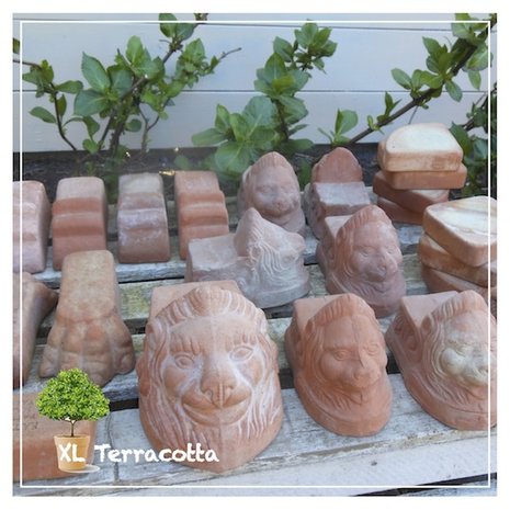 terracotta potvoetjes assorti