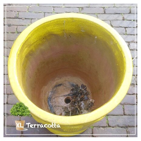 Anduze pot mosterdgeel