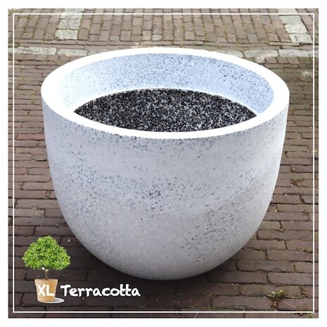 80 cm pot-kusnstof-natuursteen look