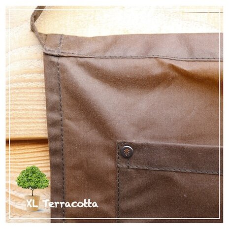 engelse waxschorten-fieldware-handgemaakt-xlterracotta
