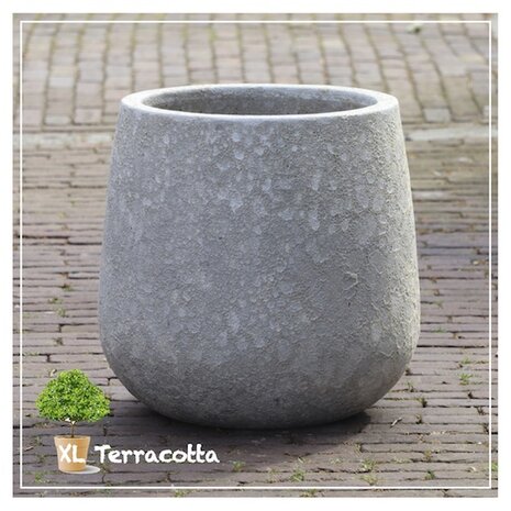 xlterracotta-atlantis white-stenenpot-53 cm.