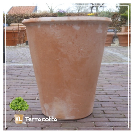 Snoep voelen Vrouw Klassiek model terracotta pot 55 cm. - XL Terracotta
